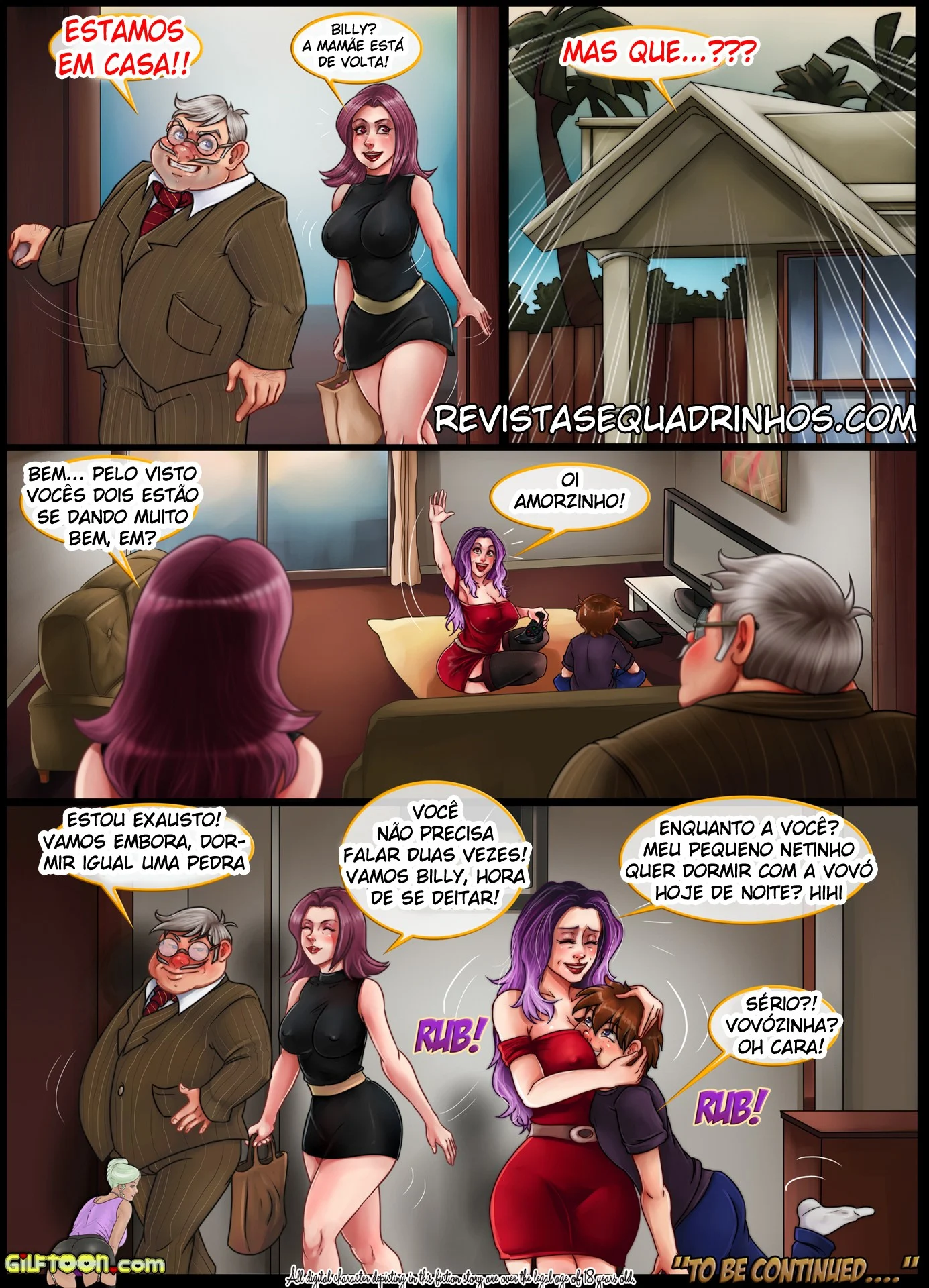 A Helpful Hand 1 – Quadrinhos Pornô – Versão Brasileira