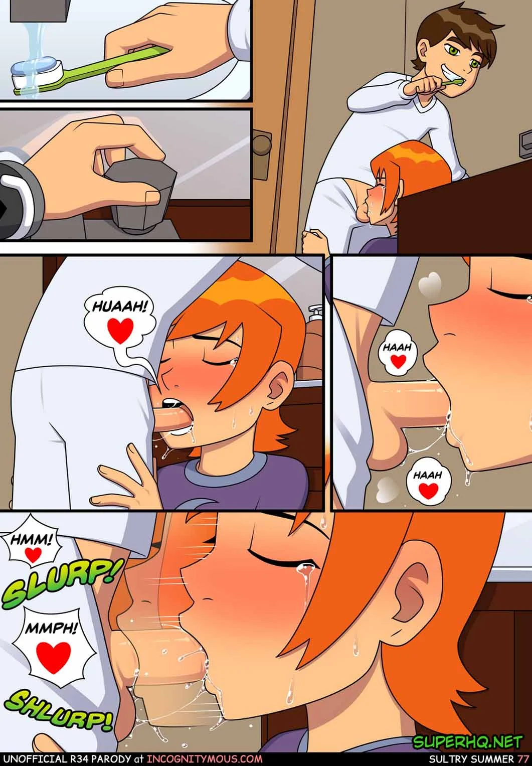 Ben 10 quadrinhos porno gozando na buceta da priminha – Ben 10 – Traduzido para Português