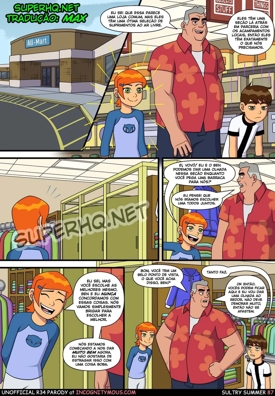 Ben 10 quadrinhos porno gozando na buceta da priminha – Ben 10 – Traduzido para Português