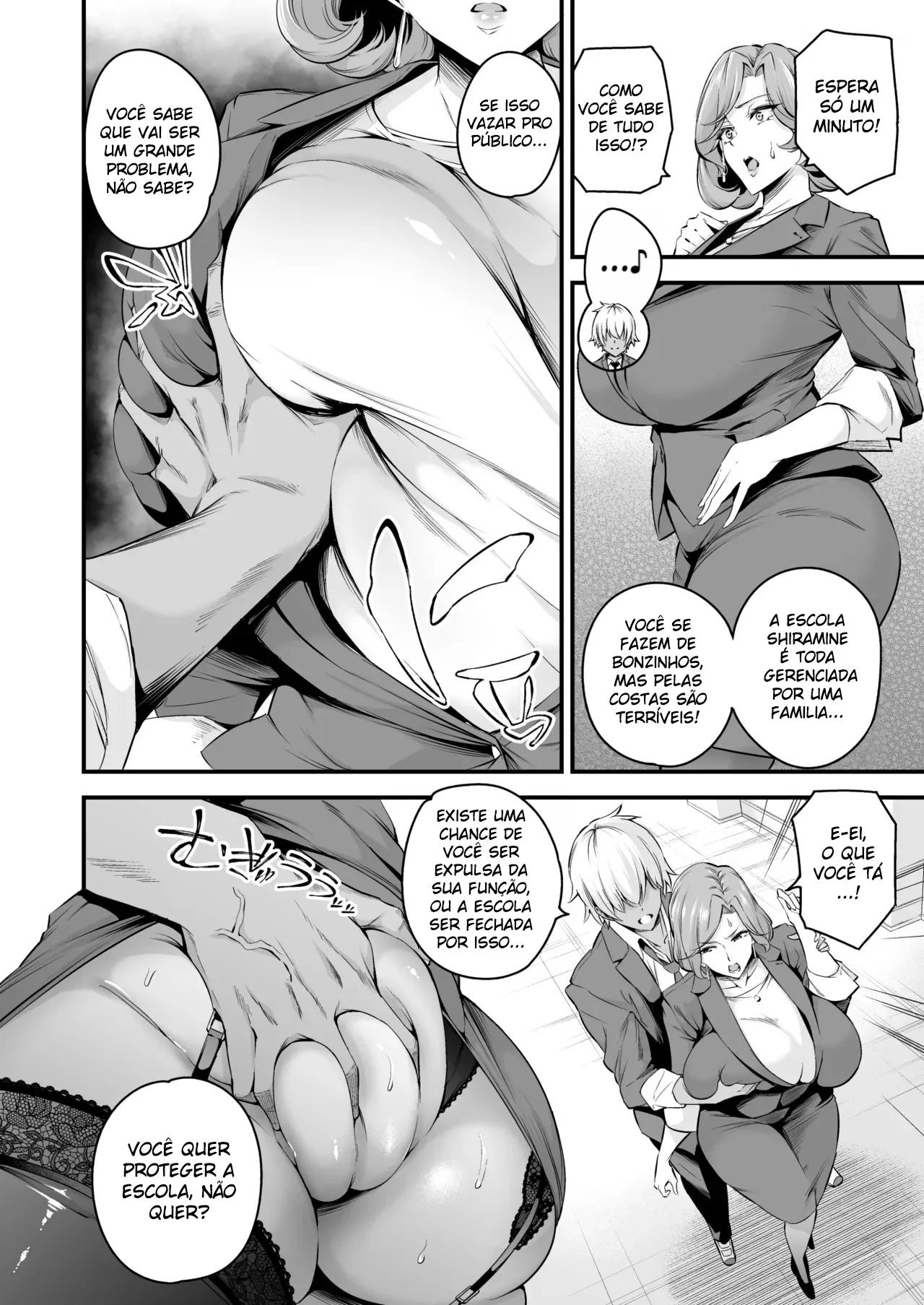 A Diretora da Escola Shiramine – Mundo Hentai – Versão PT-BR