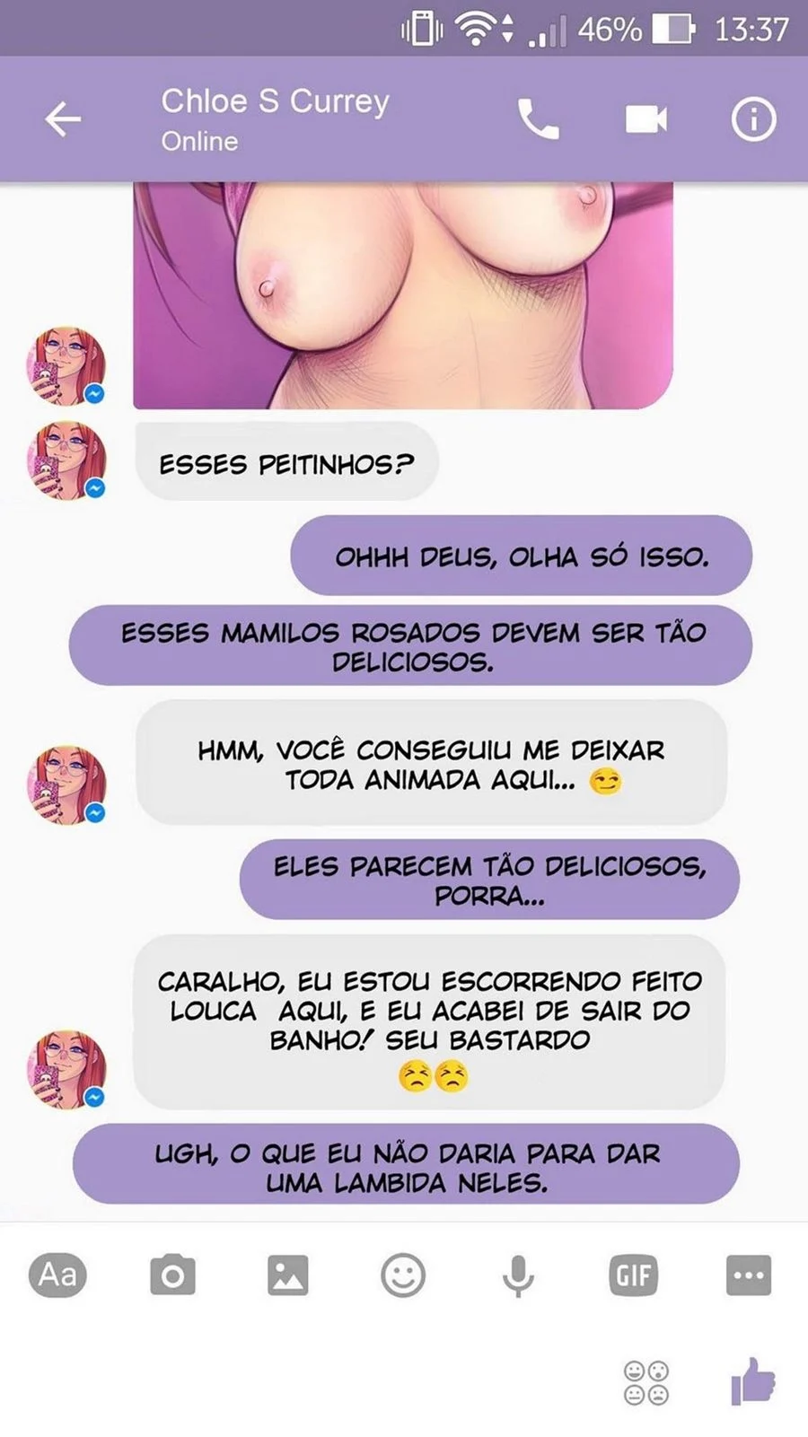 A Chat With Chloe – Hentai – Falas em PT-BR