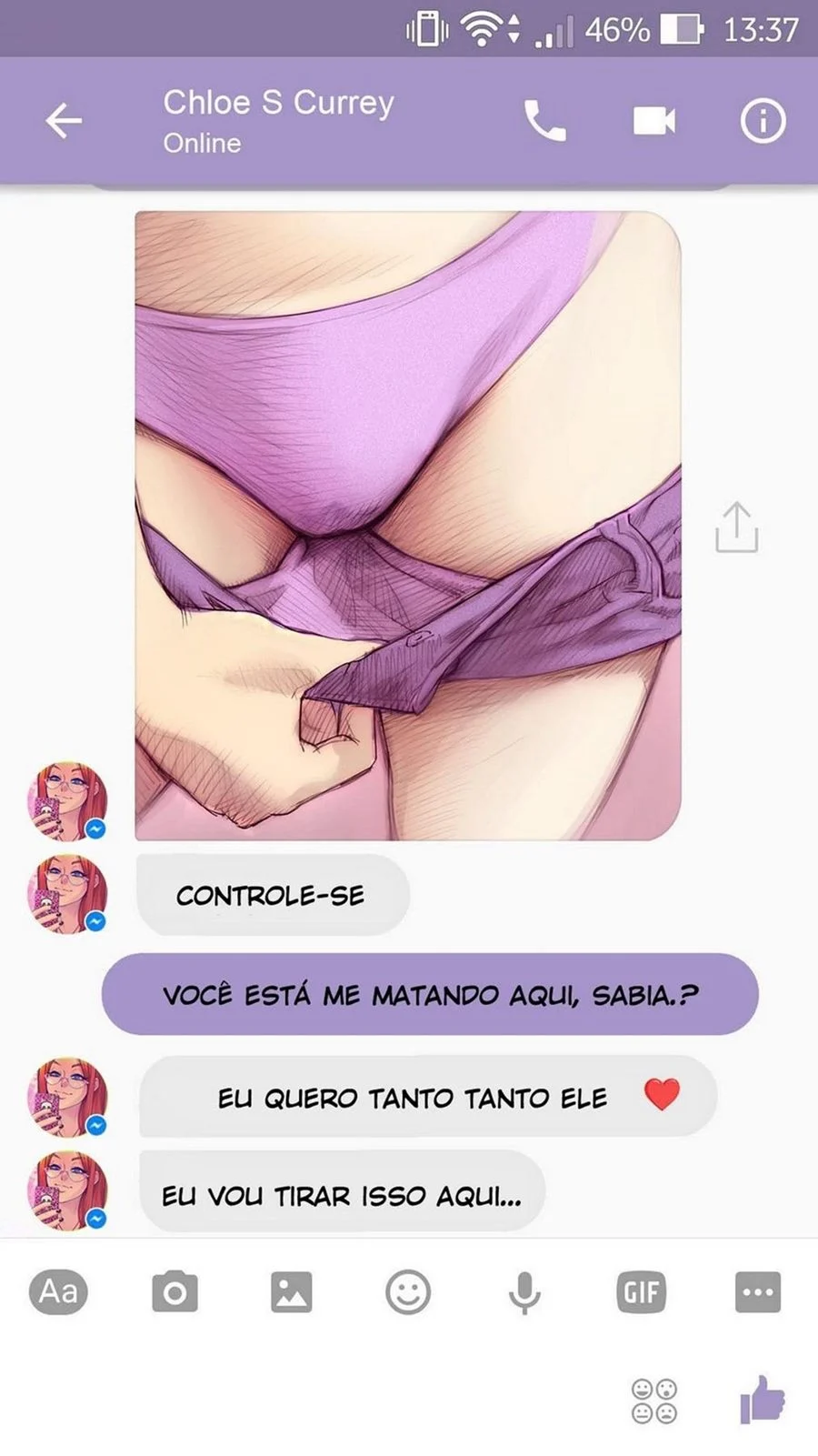A Chat With Chloe – Hentai – Falas em PT-BR