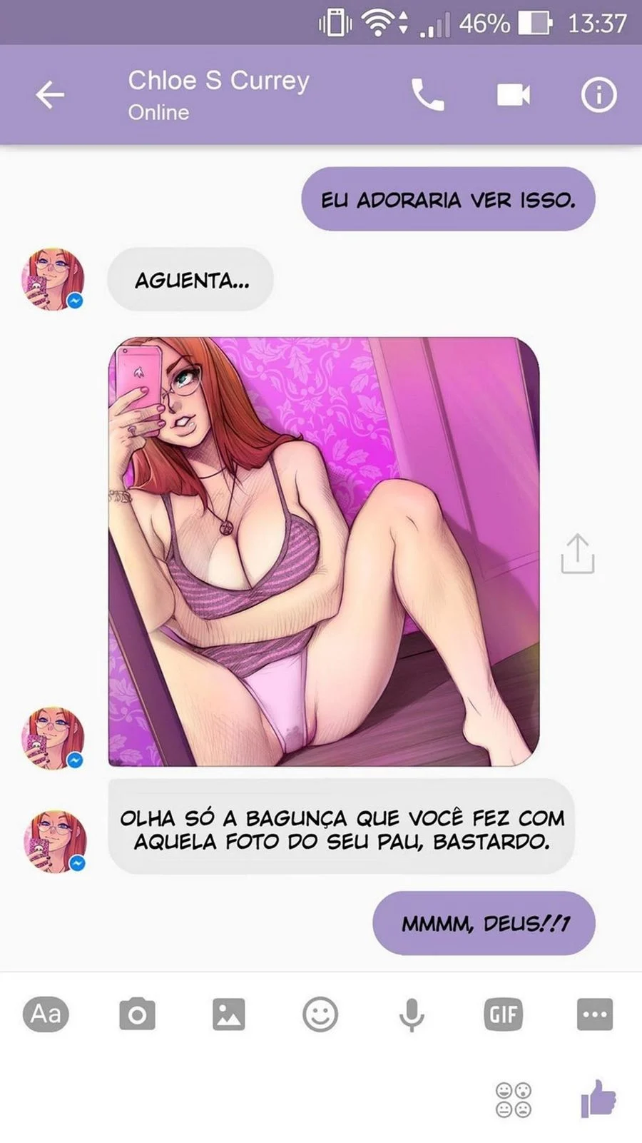 A Chat With Chloe – Hentai – Falas em PT-BR