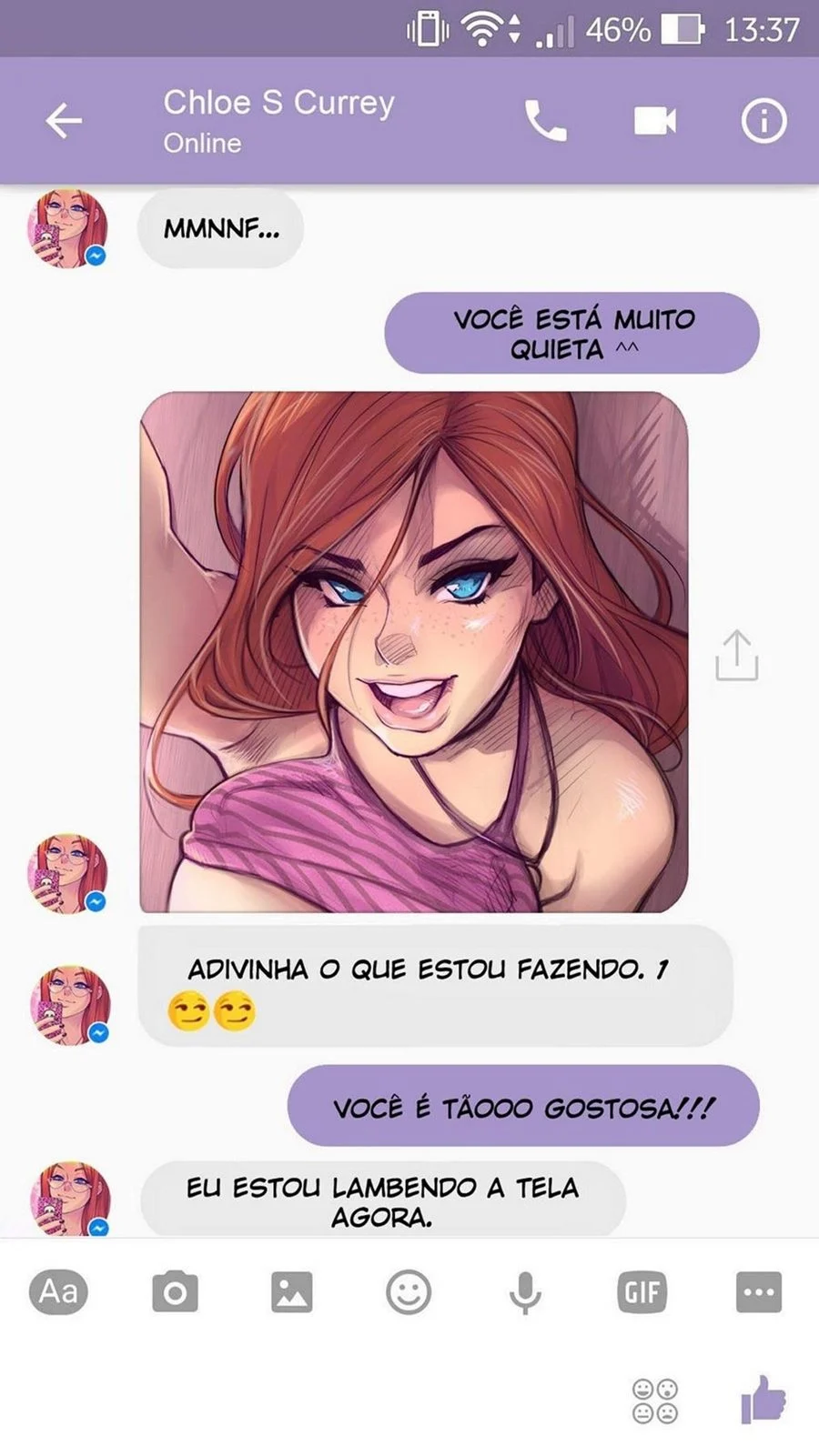 A Chat With Chloe – Hentai – Falas em PT-BR