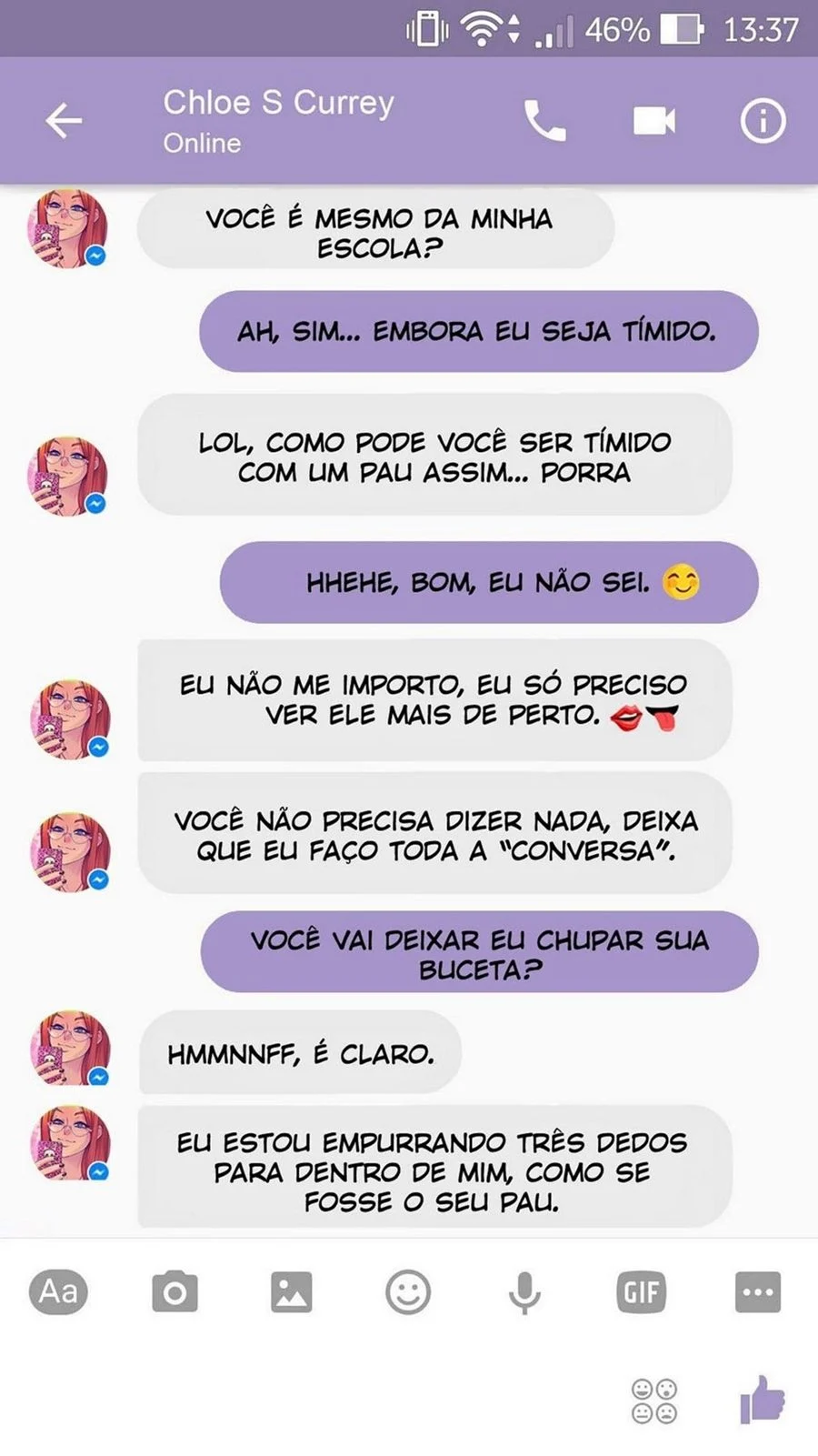 A Chat With Chloe – Hentai – Falas em PT-BR