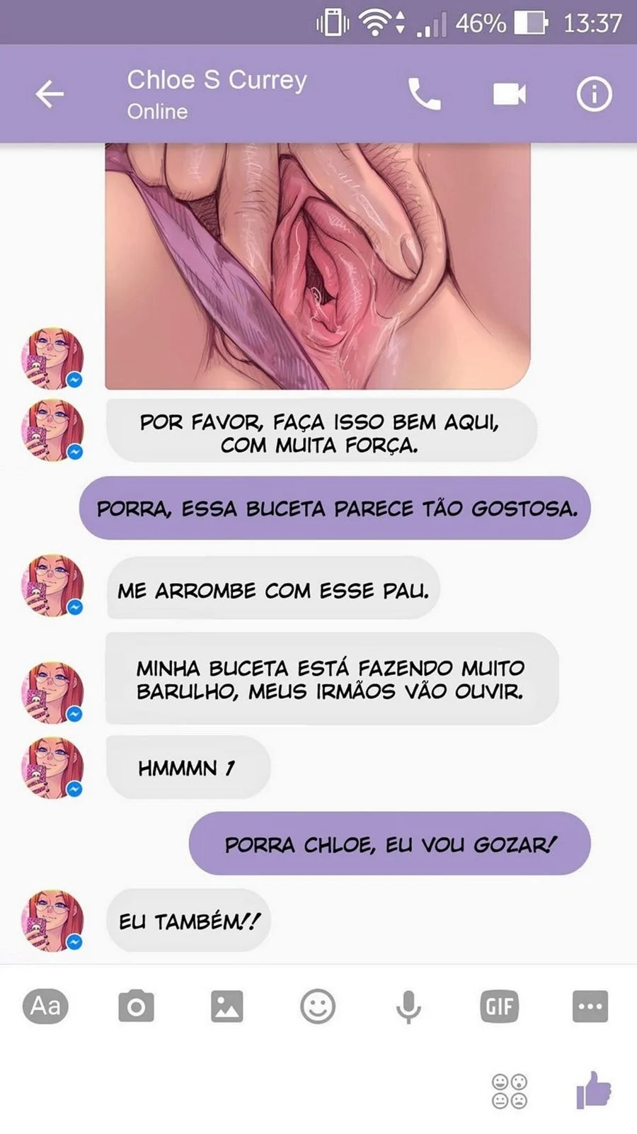 A Chat With Chloe – Hentai – Falas em PT-BR