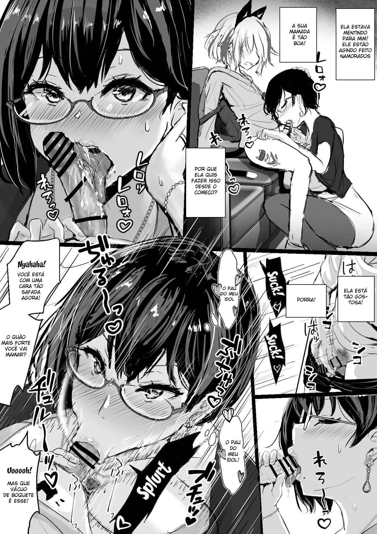 A História da Minha Esposa Otaku Sendo Fodida por um Playboy Streamer – Hentai – Quadrinho em PT-BR