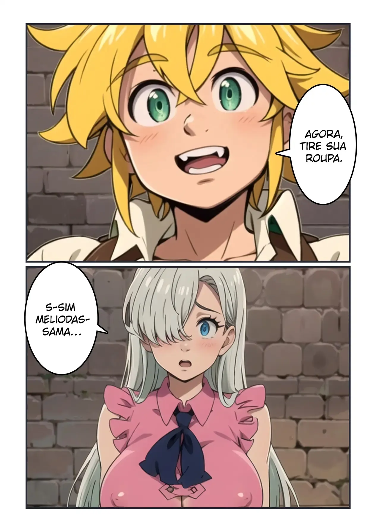 A Primeira Vez e Elizabeth – Manga Hentai – Quadrinho em PT-BR