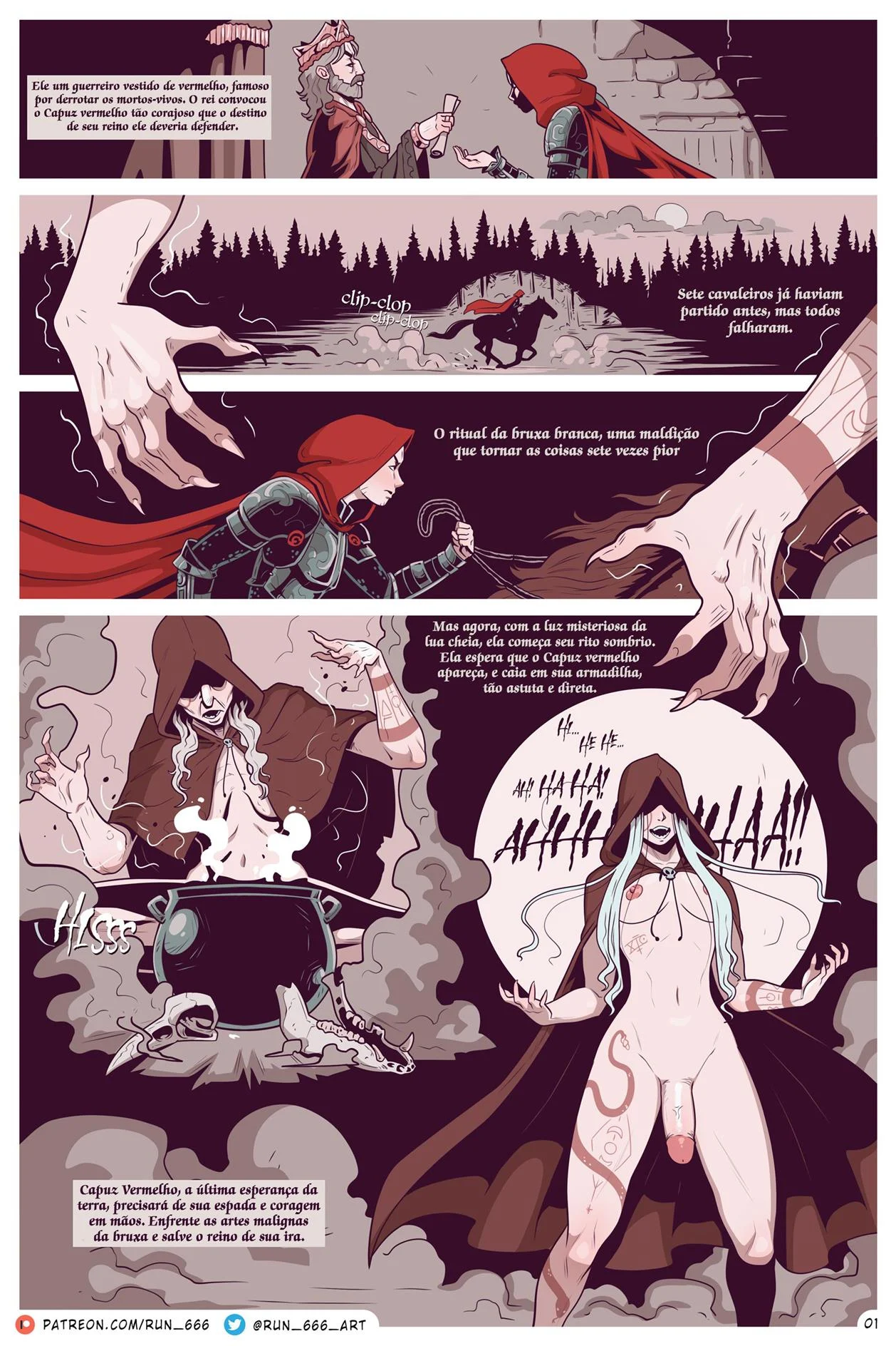 A Queda do Capuz Vermelho – Hentai Gay – Versão Completa