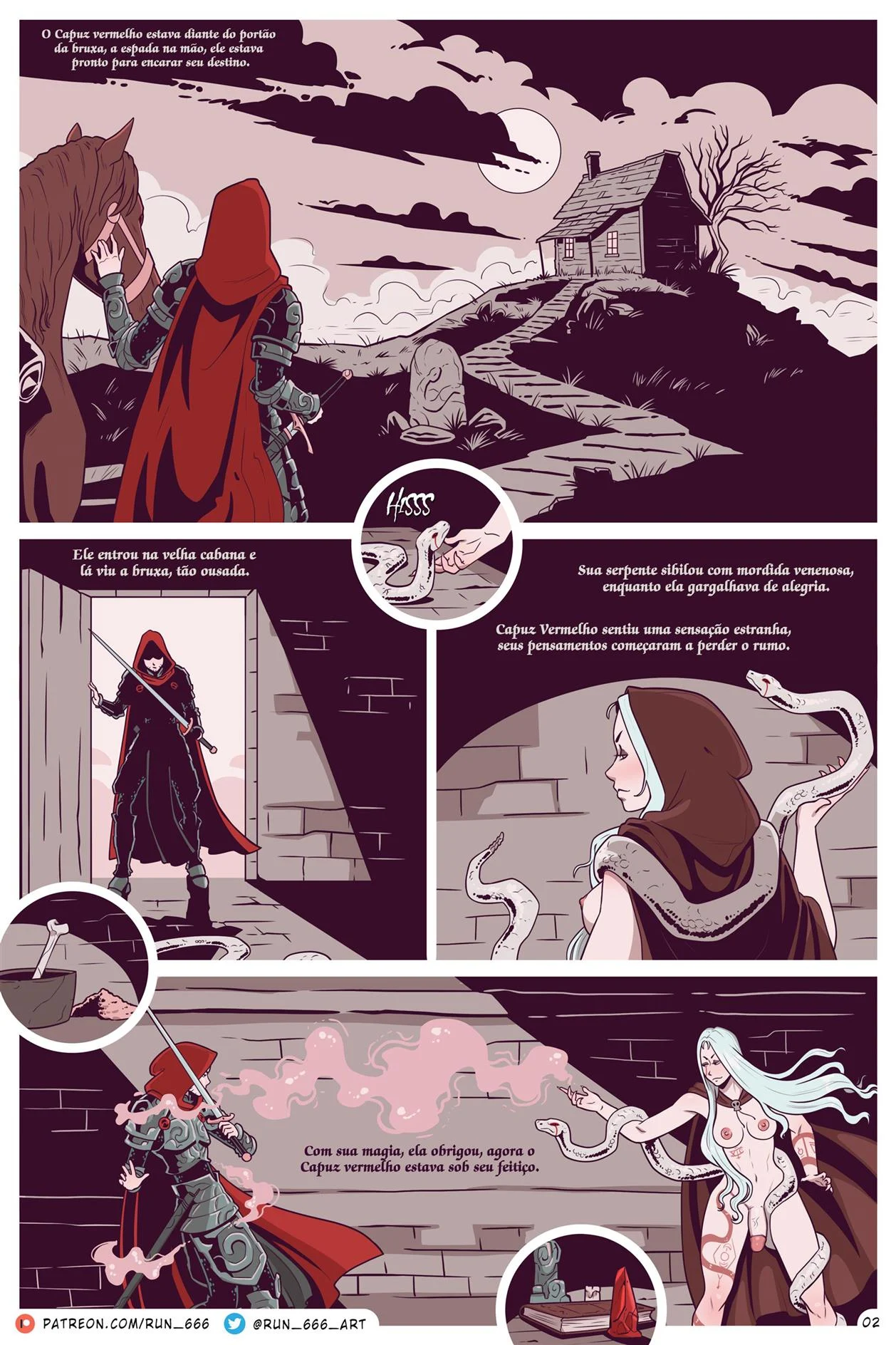 A Queda do Capuz Vermelho – Hentai Gay – Versão Completa