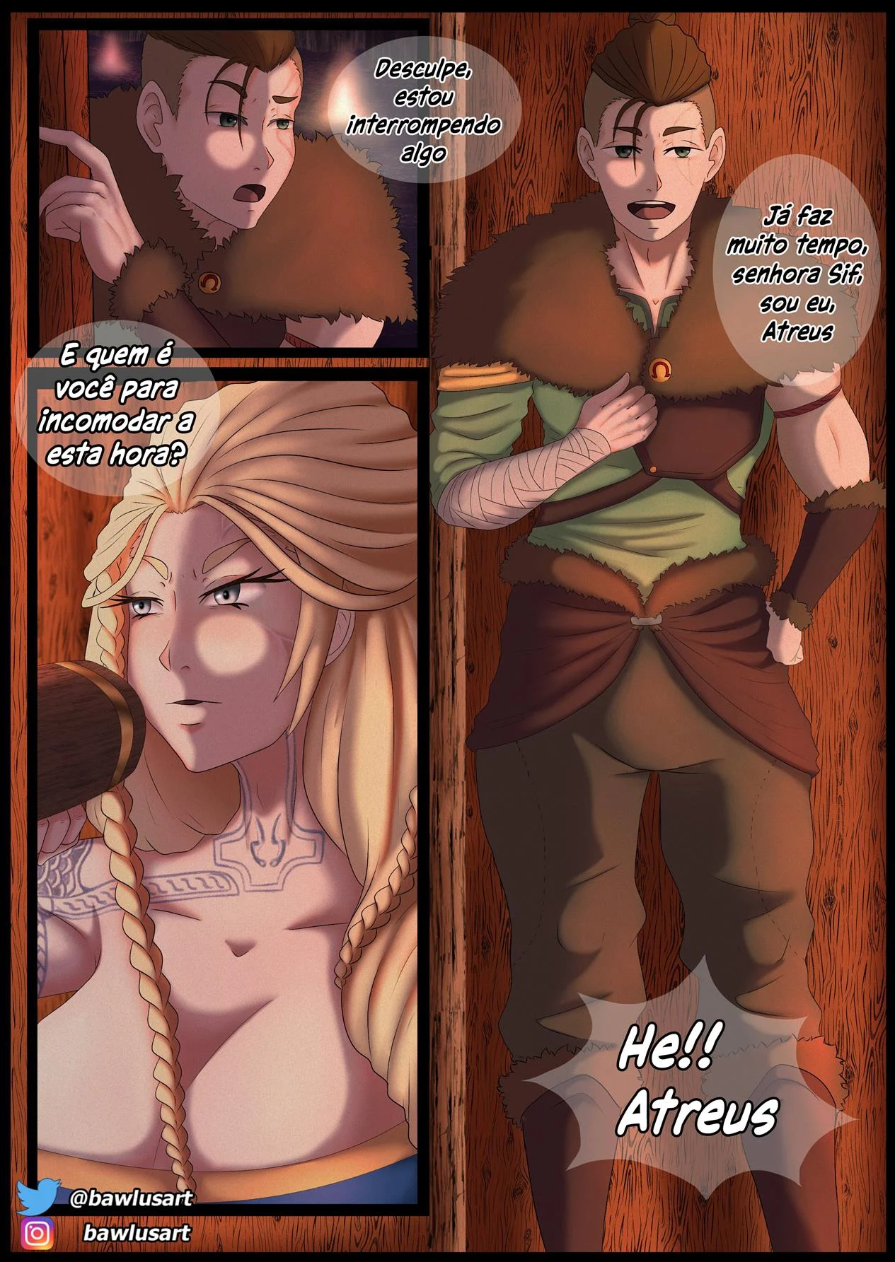 A Vingança de Sif – Manga Hentai – Quadrinho em PT-BR