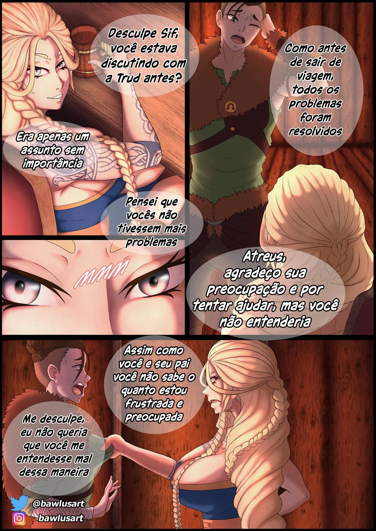 A Vingança de Sif – Manga Hentai – Quadrinho em PT-BR