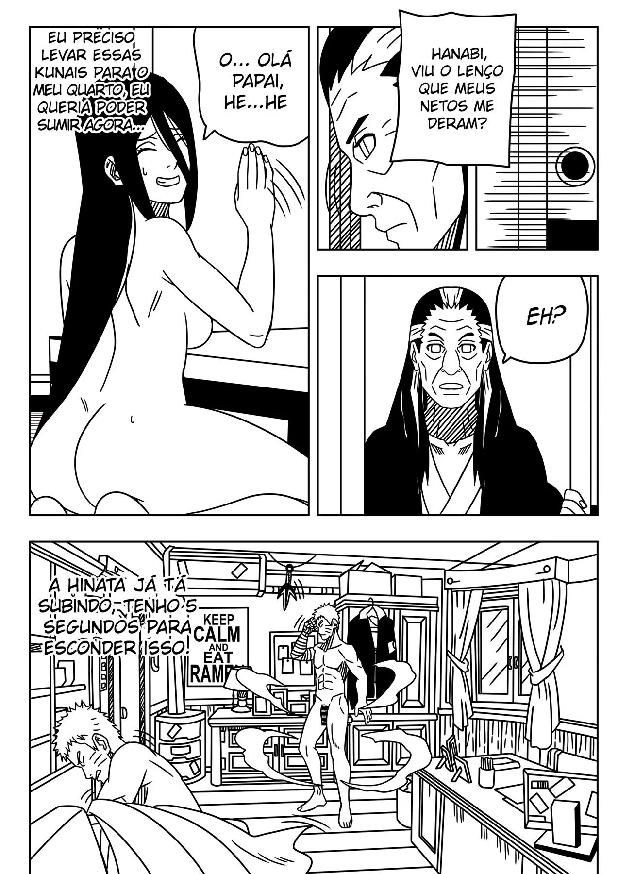 A Visita de Hanabi – Boruto – Alta Qualidade em PT-BR