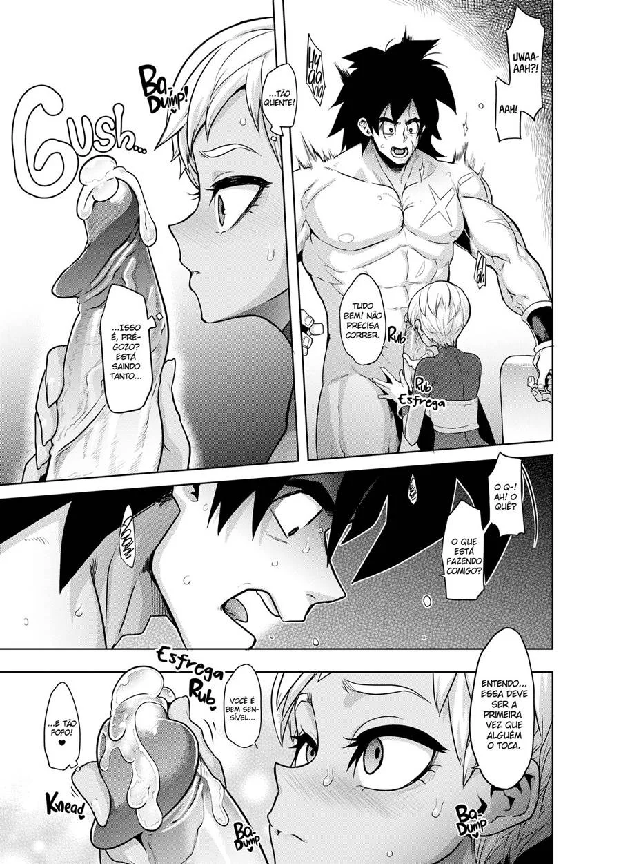 A ereção do Broly – Hentai Preto e Branco – Versão Completa