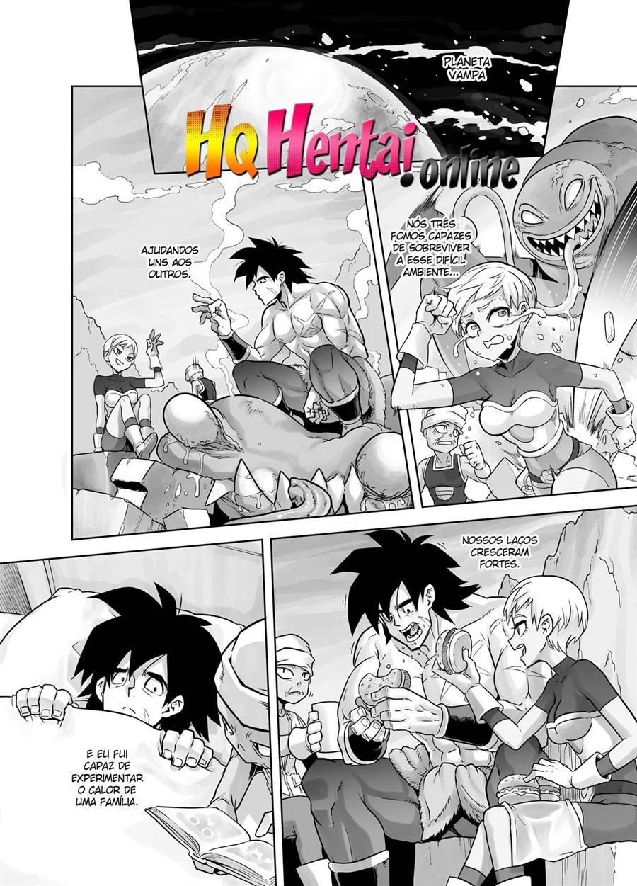 A ereção do Broly – Hentai Preto e Branco – Versão Completa