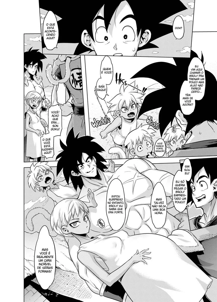 A ereção do Broly – Hentai Preto e Branco – Versão Completa