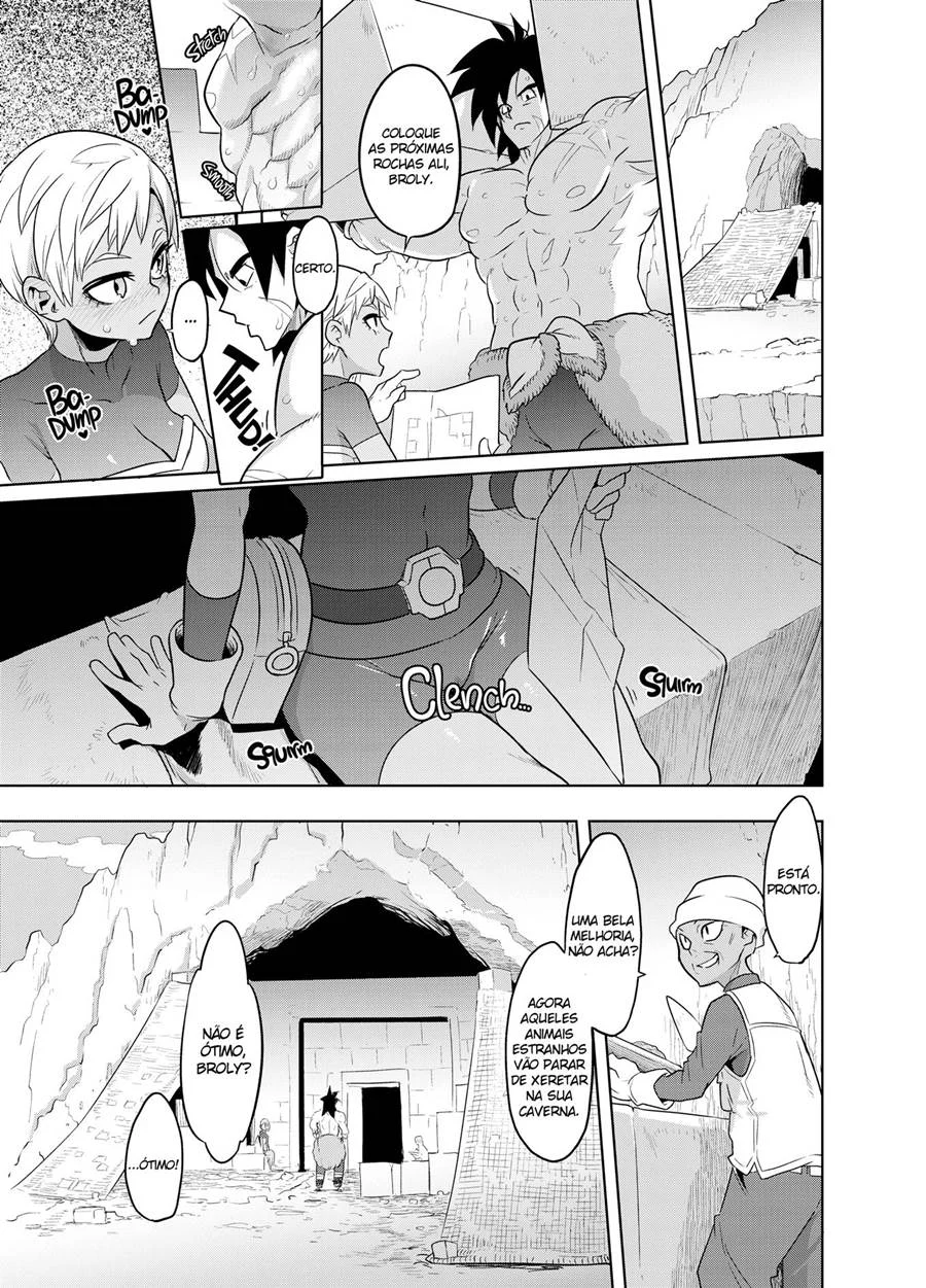 A ereção do Broly – Hentai Preto e Branco – Versão Completa