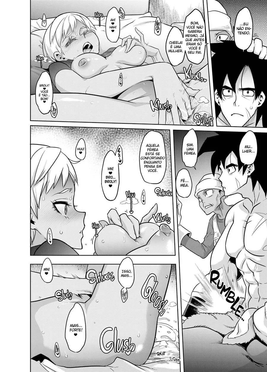 A ereção do Broly – Hentai Preto e Branco – Versão Completa