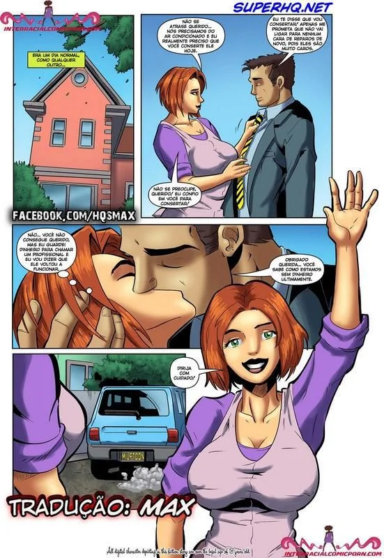 A esposa e o amante negão – Cartoon Pornô – Sem Censura