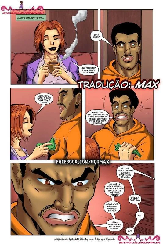 A esposa e o amante negão – Cartoon Pornô – Sem Censura