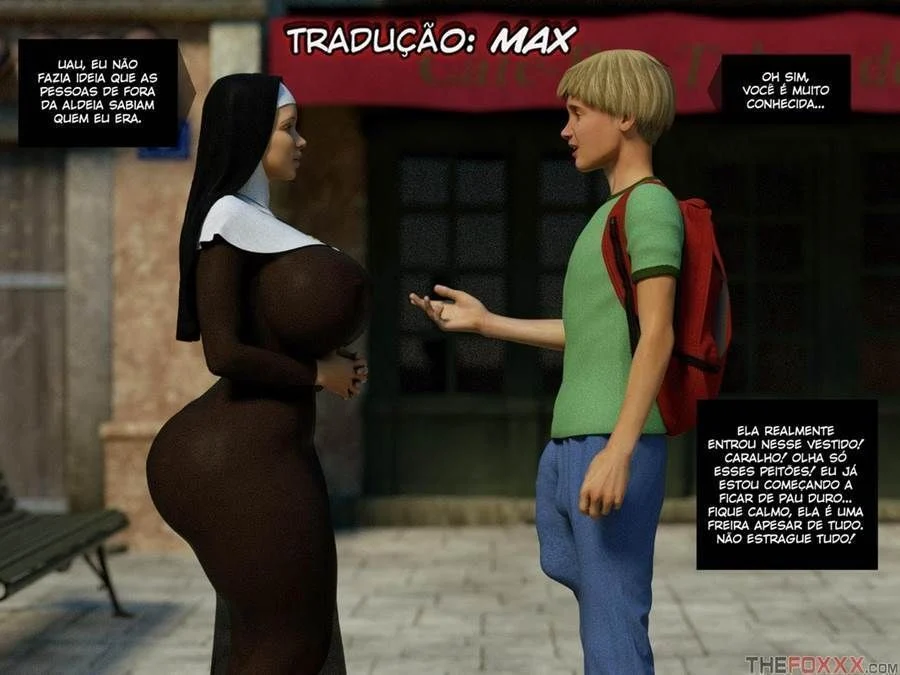 A freira peituda e gostosa – HQ Traição – Versão em Português