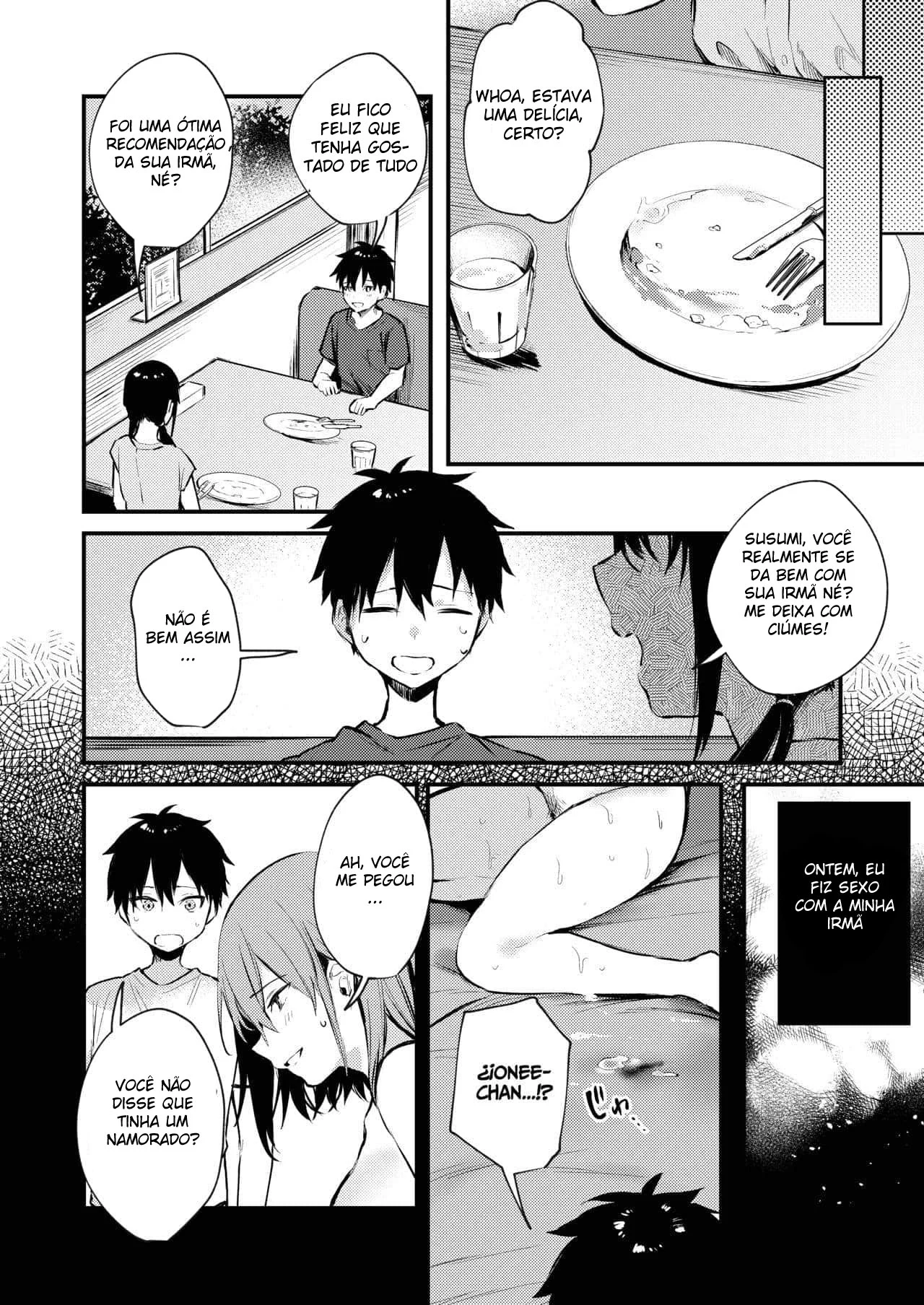 A Minha Irmã Mais Velha Só Faz Coisas Safadas – Hentai Incesto – Sem Censura