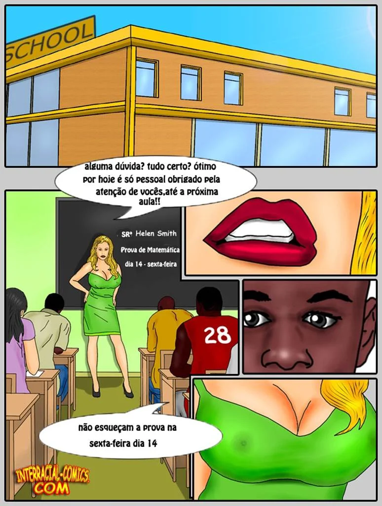 A professora safada da universidade – Hentai Interracial – Versão Brasileira