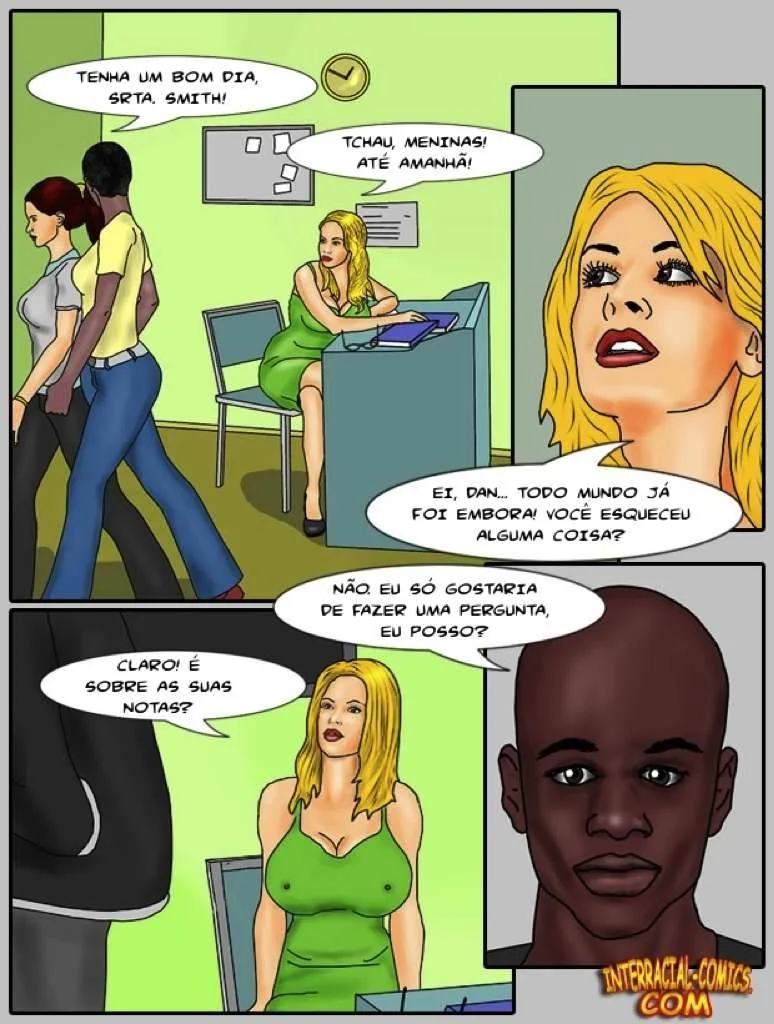 A professora safada da universidade – Hentai Interracial – Versão Brasileira