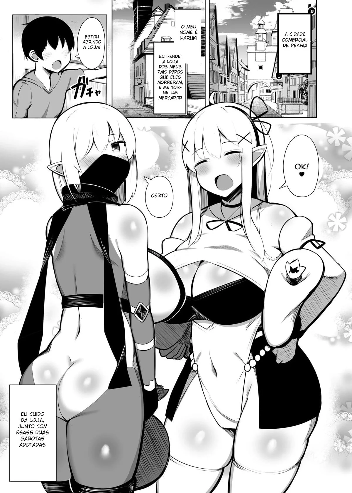 Amado e Dominado Pelas Elfas Abandonadas – Doujinshi – Versão Completa