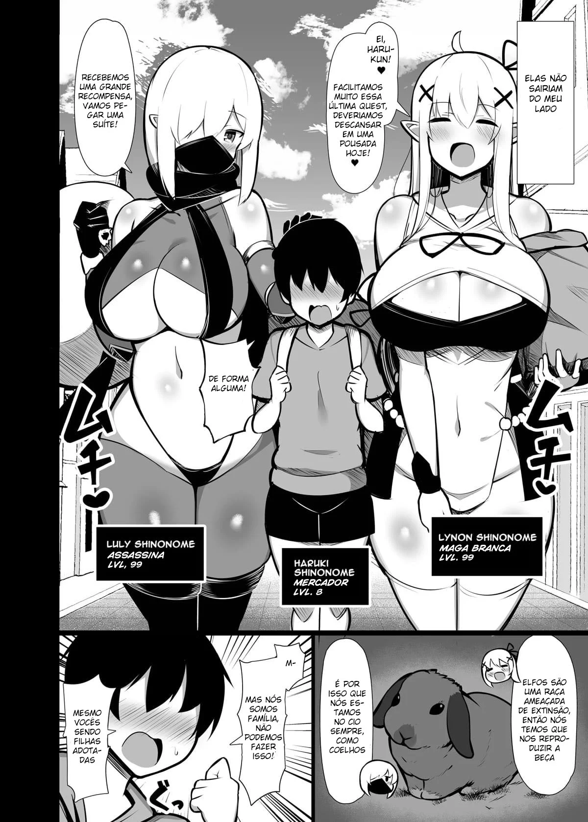 Amado e Dominado Pelas Elfas Abandonadas – Doujinshi – Versão Completa