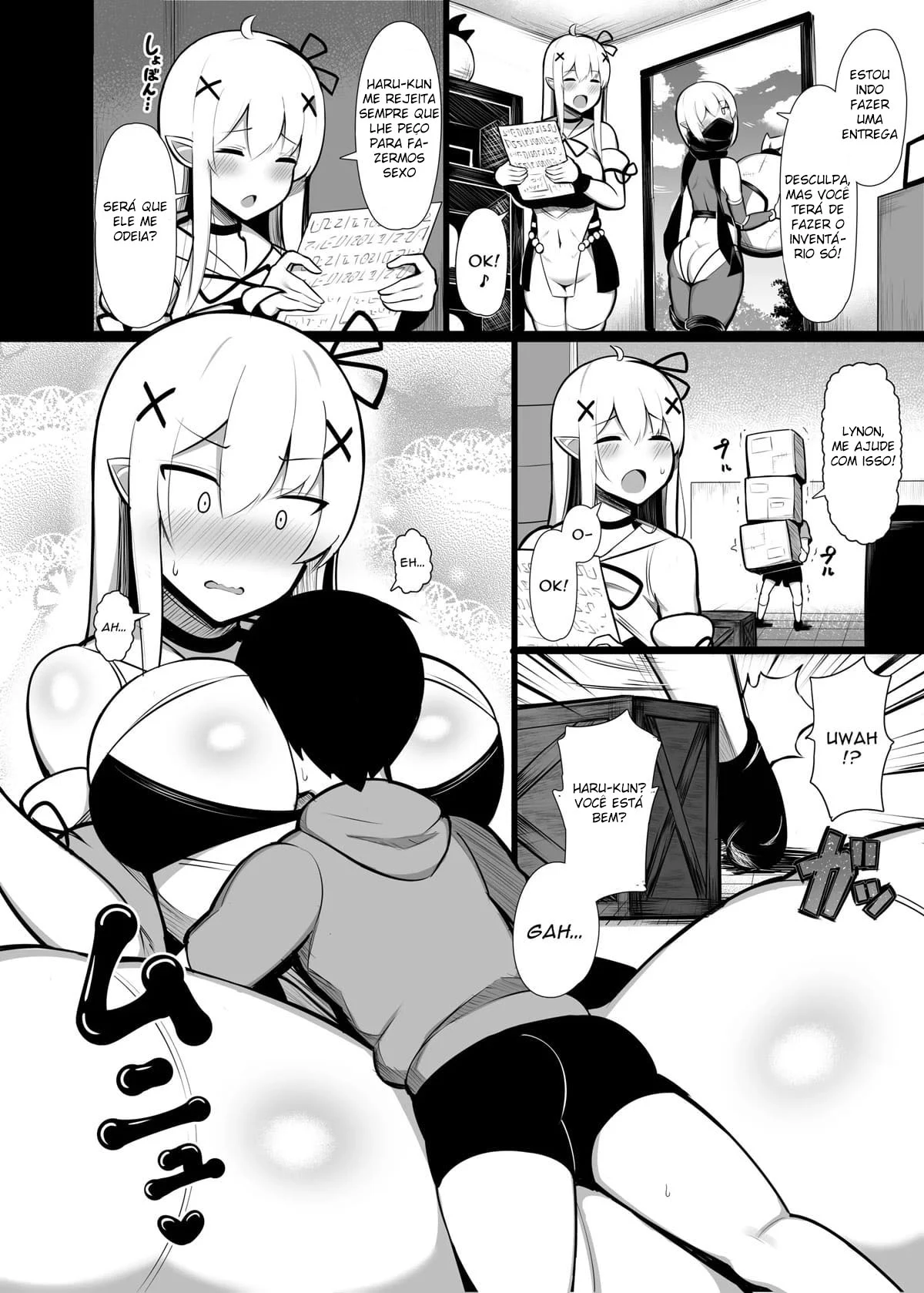 Amado e Dominado Pelas Elfas Abandonadas – Doujinshi – Versão Completa