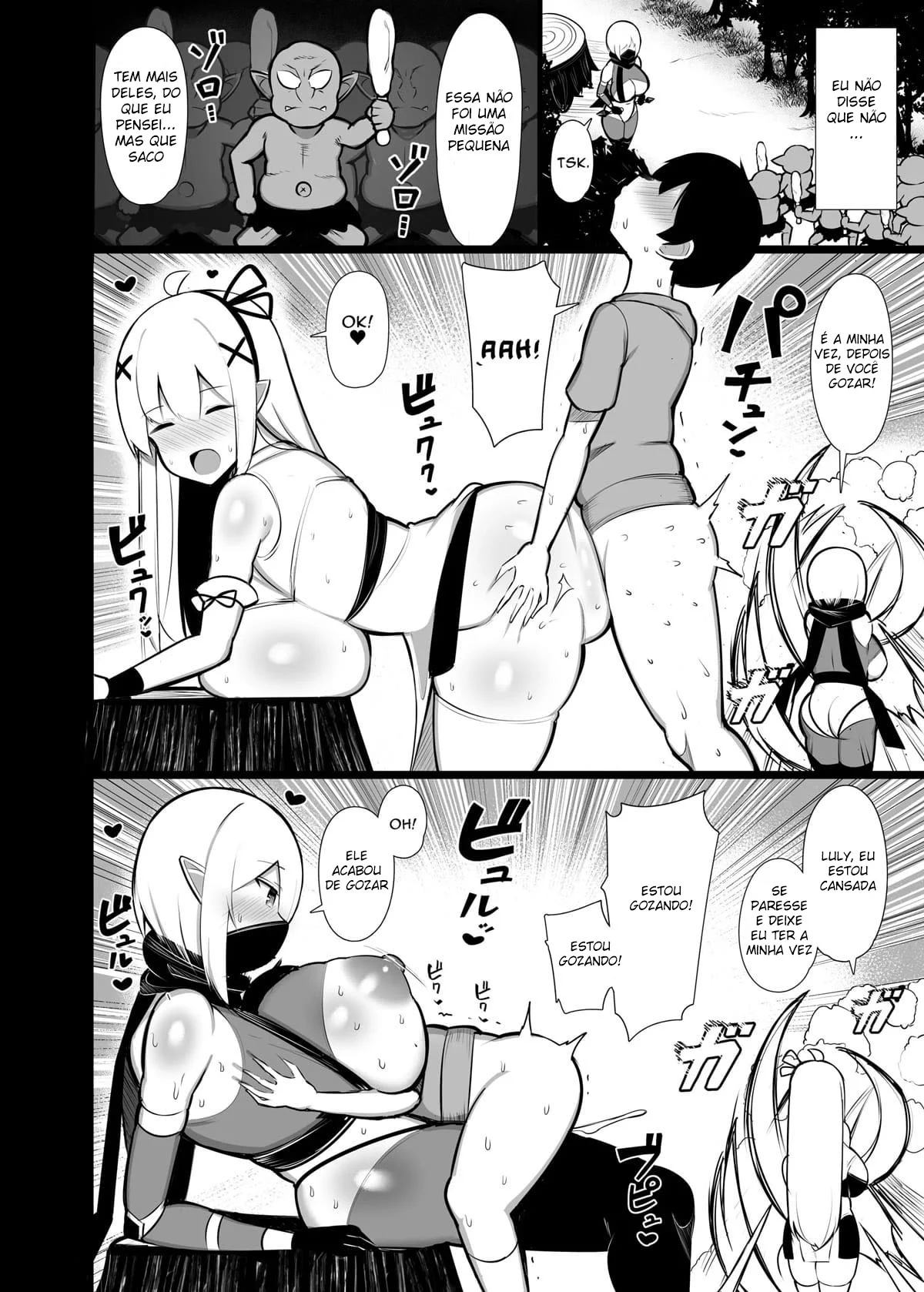 Amado e Dominado Pelas Elfas Abandonadas – Doujinshi – Versão Completa