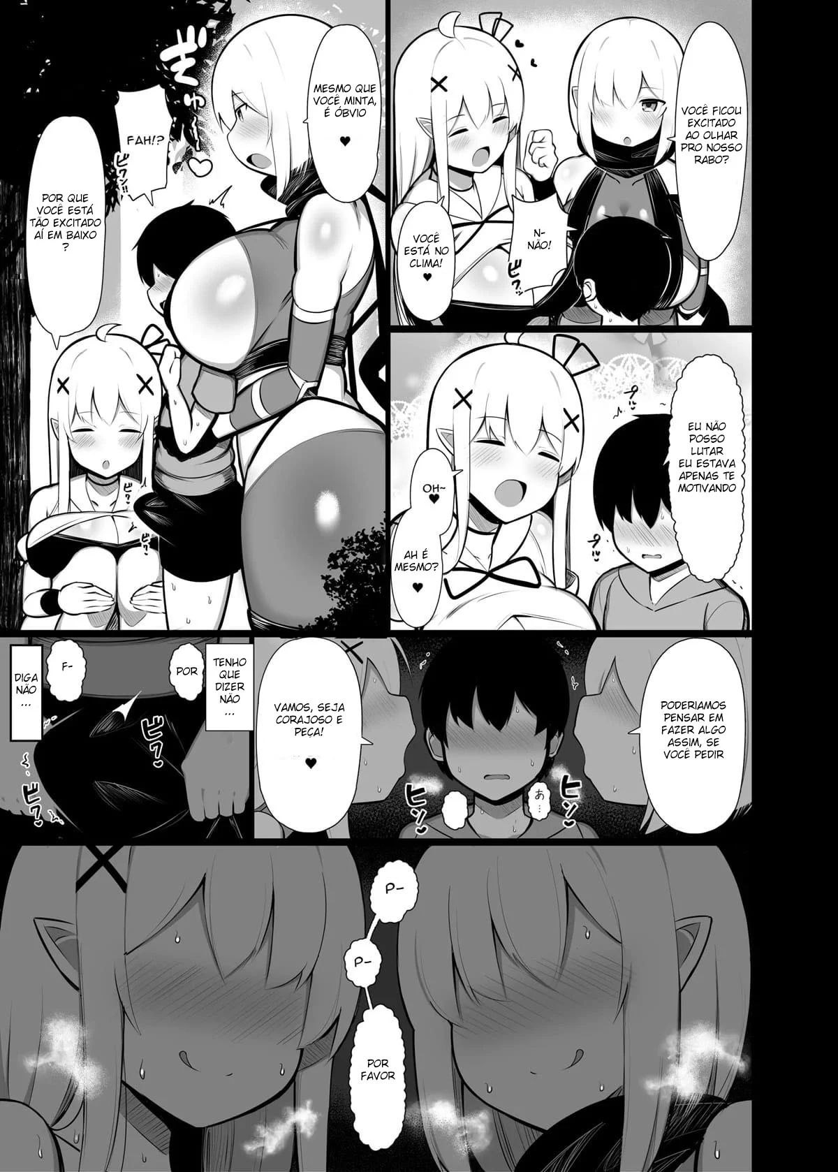 Amado e Dominado Pelas Elfas Abandonadas – Doujinshi – Versão Completa