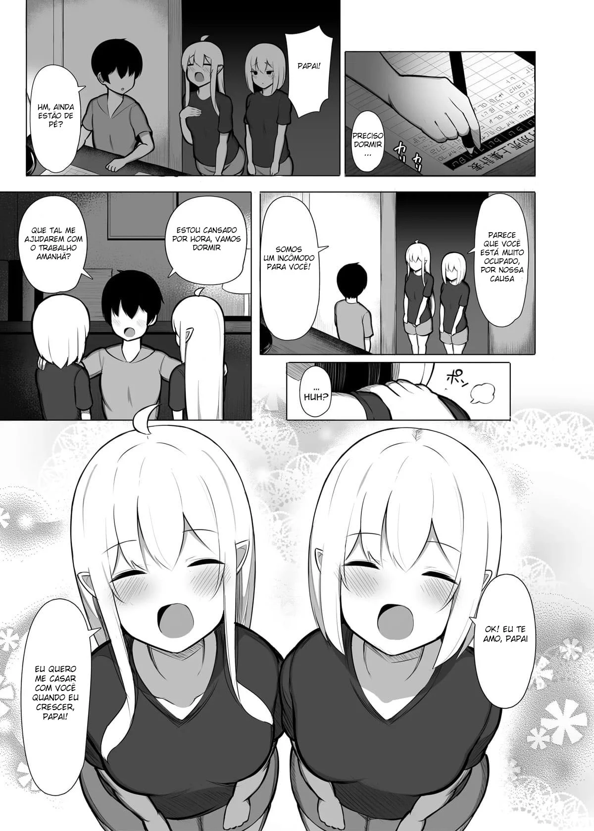 Amado e Dominado Pelas Elfas Abandonadas – Doujinshi – Versão Completa