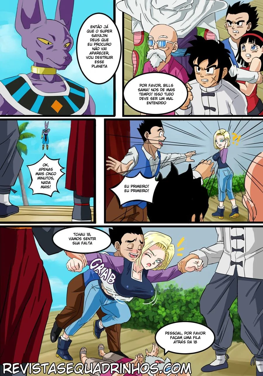 Android 18 Beerus Saga Hentai Comic – Dragon Ball Porno – Traduzido para Português