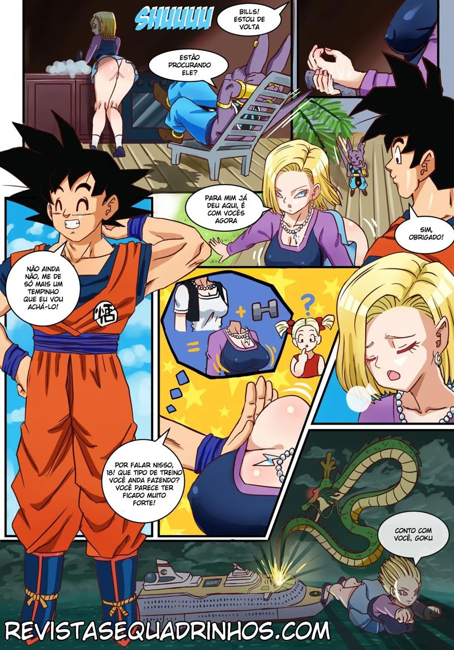 Android 18 Beerus Saga Hentai Comic – Dragon Ball Porno – Traduzido para Português