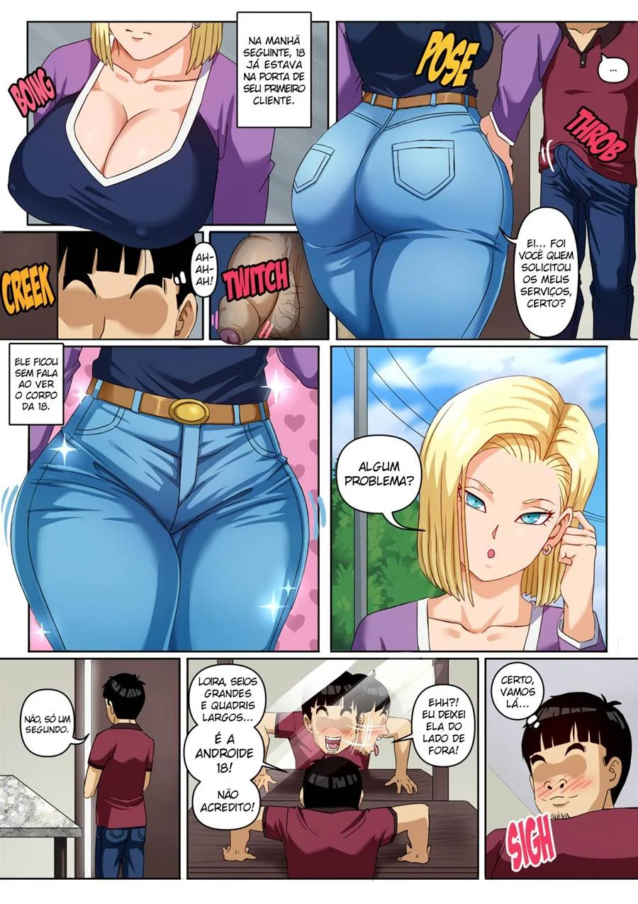 Android 18 NTR Zero – Dragon Ball Porno – Versão em Português