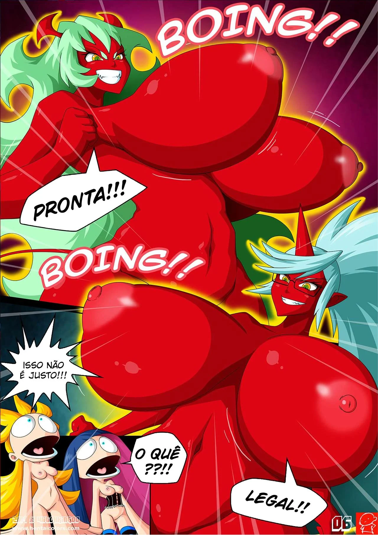 Anjos e Demônios Transam em Manga Hentai Picante - HQ Completa