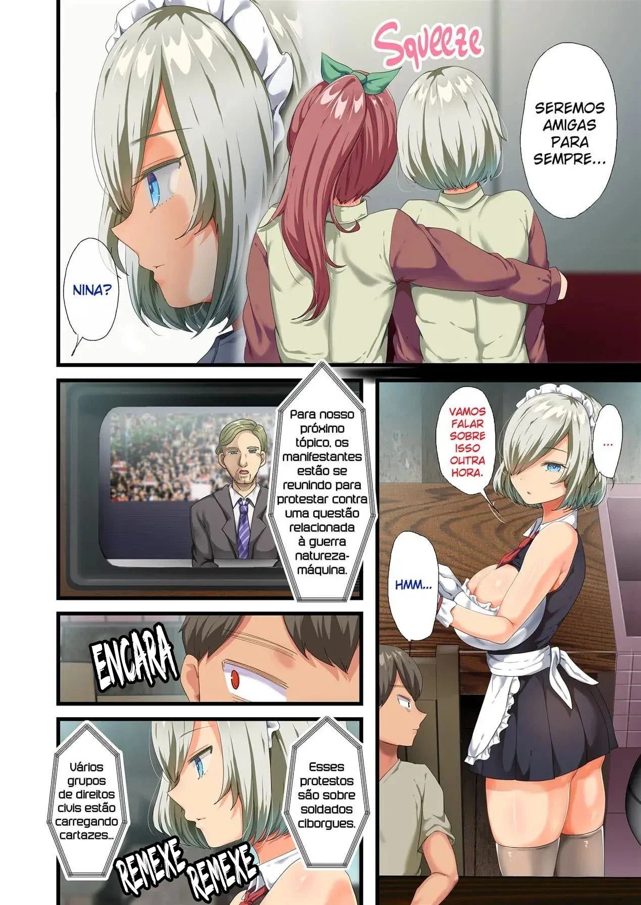 Ao Fim da Guerra, Eu Trouxe uma Bela Androide Peituda Para Minha Casa 2 – Mundo Hentai – Versão PT-BR