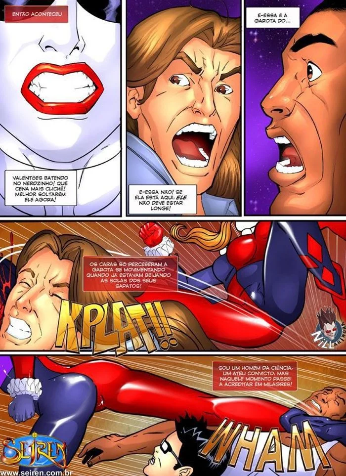 Arlequina dando cuzinho – HQ de Sexo – Traduzido para Português