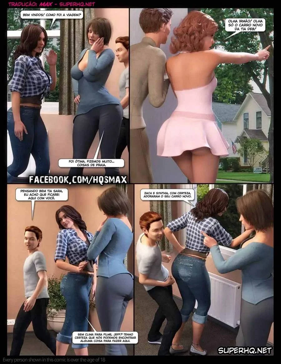 Aunt Deb’s Show – Hentai Incesto – Quadrinho em PT-BR