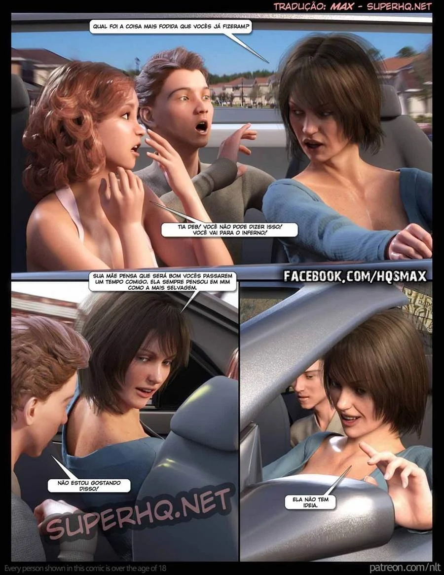 Aunt Deb’s Show – Hentai Incesto – Quadrinho em PT-BR