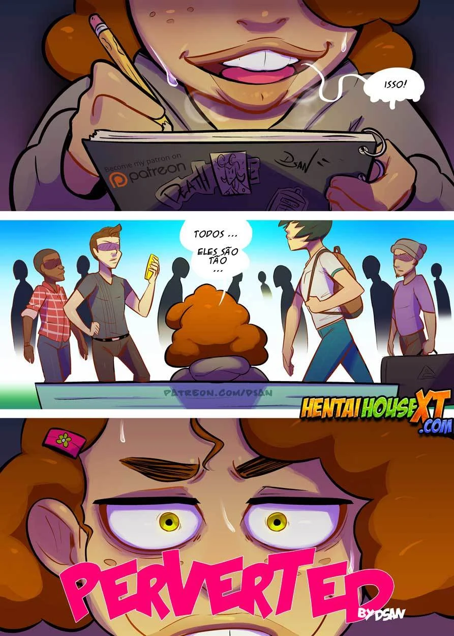 Aventuras da garota pervertida – Cartoon Pornô – Versão Brasileira