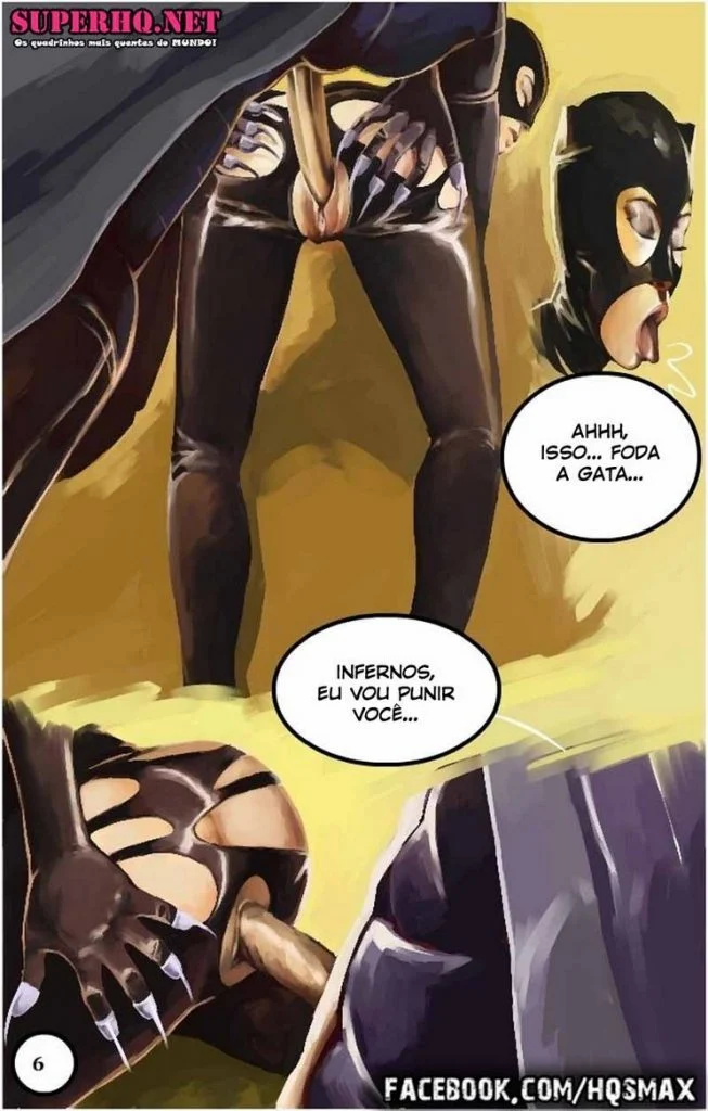 Batman Fodendo Mulher Gato – Quadrinhos Pornô – Falas em PT-BR
