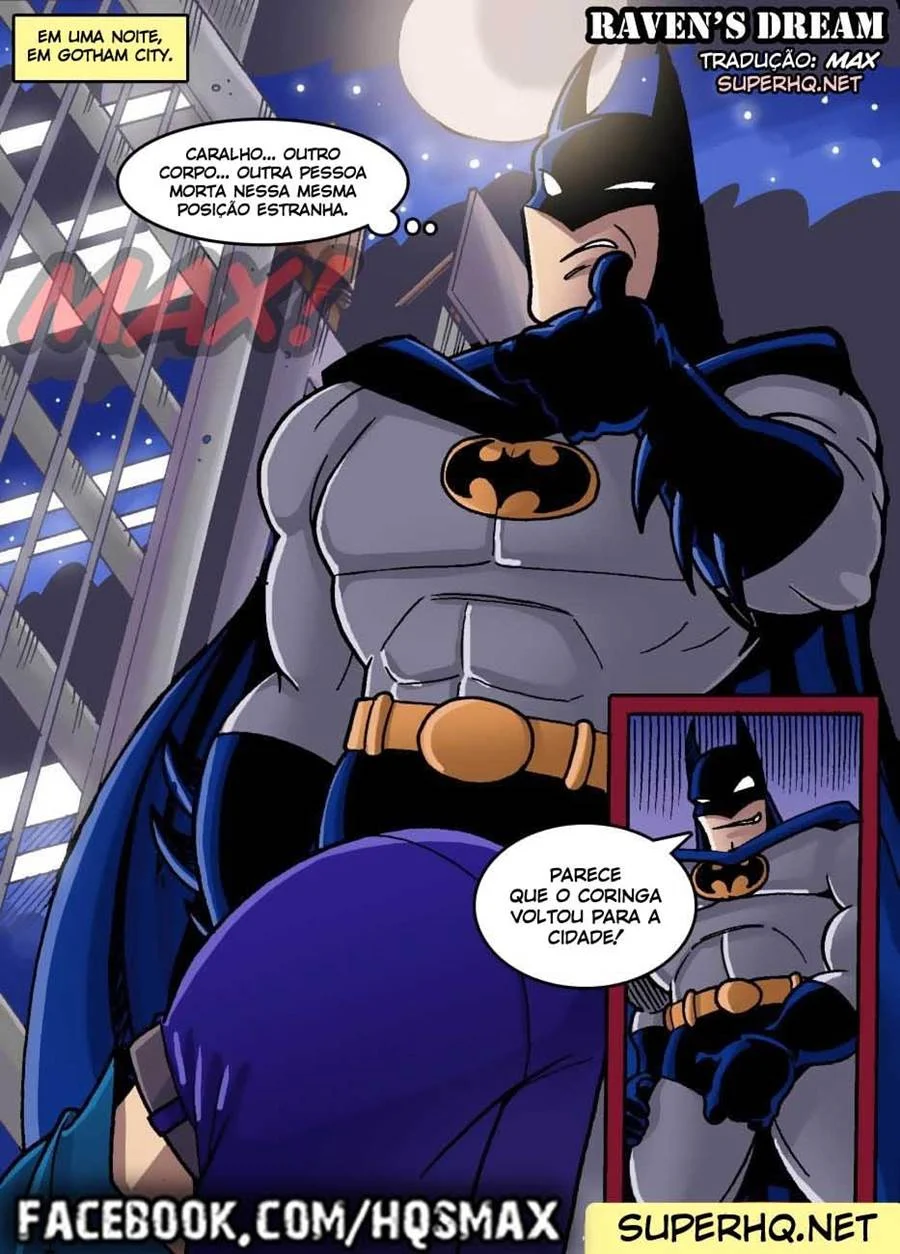 Batman fudendo a Ravena – Heróis Porno – Sem Censura