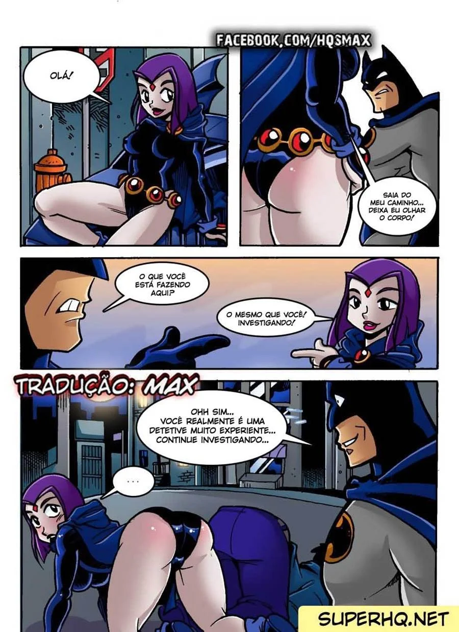 Batman fudendo a Ravena – Heróis Porno – Sem Censura