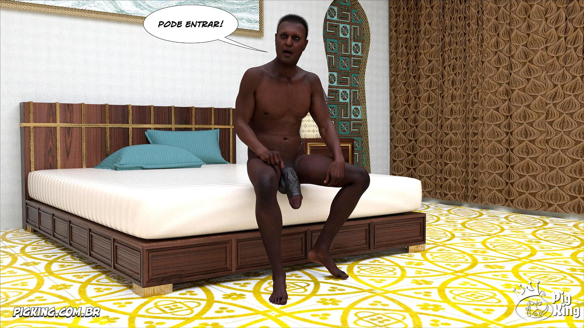 Big Black Cocks 12 – Hentai Interracial – Traduzido para Português