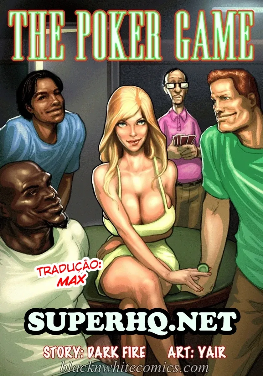 BlacknWhite, The Poker Game 1 – Cartoon Pornô – Versão PT-BR