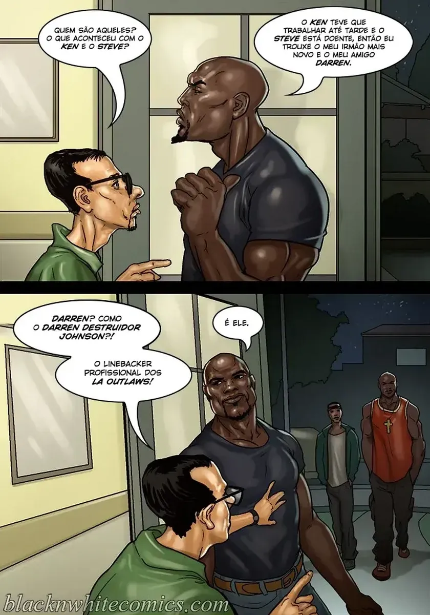 BlacknWhite, The Poker Game 2 – Hentai Interracial – Português do Brasil