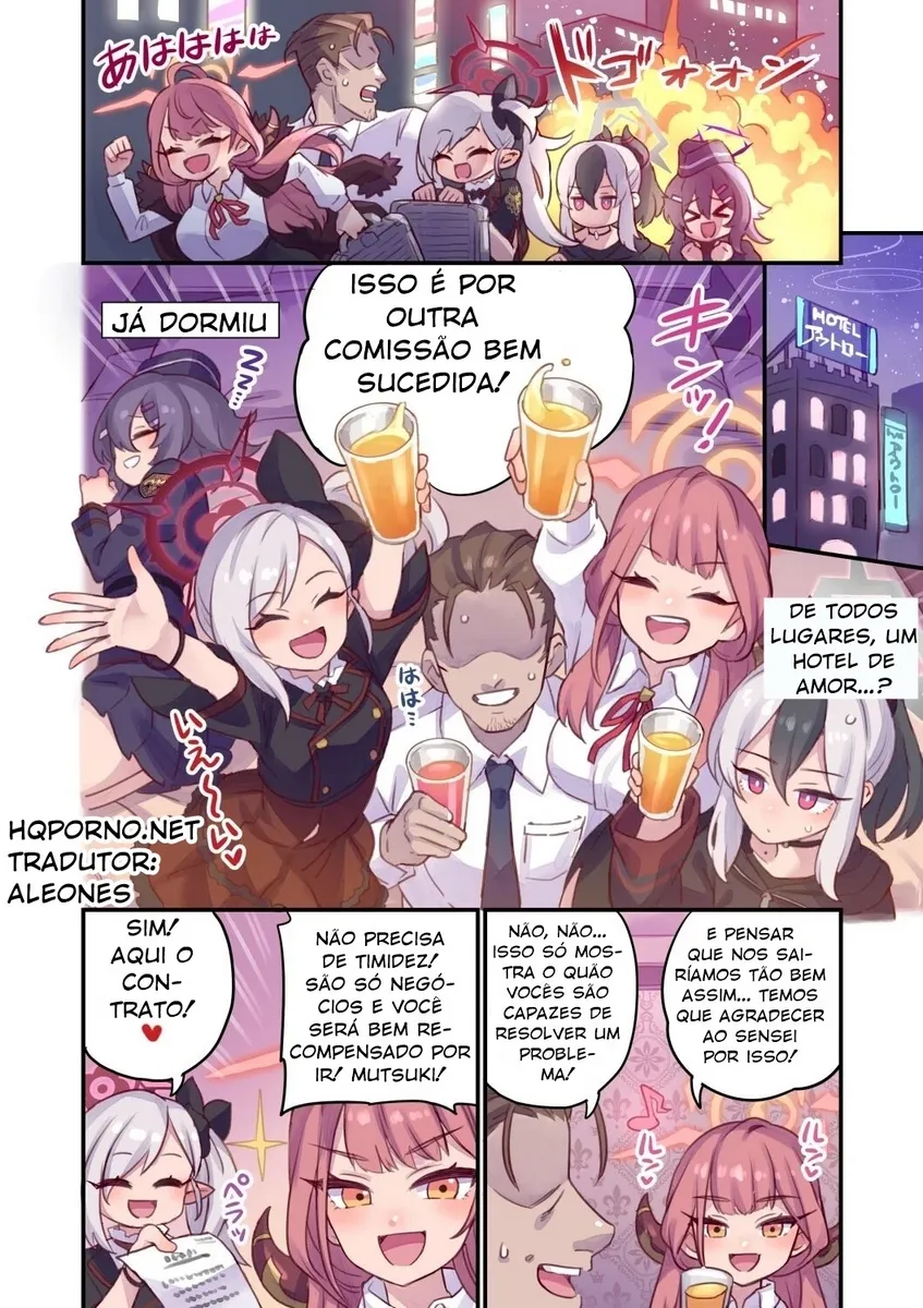 Blue Archive, A book that crosses the line 2 – Hentai – Português do Brasil